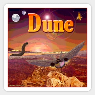 Dune: Worm & Thopter Magnet